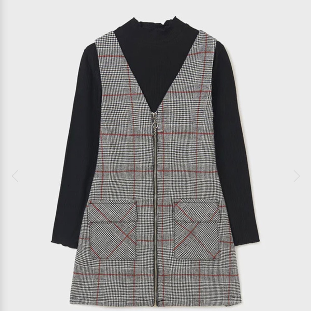 Mayoral Girls Plaid Jumper